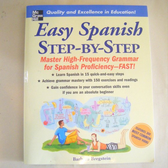 Easy Spanish Step-By-Step Paperback Book Learn Language - Picture 1 of 8